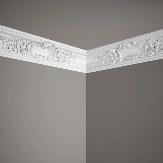 Cornișă pentru Tavan MDA109 Model Floral 17.8x17x200 cm
