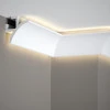 Cornișă cu LED pentru Tavan și Perete QL002 8.5x8.5 cm