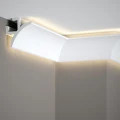 Cornișă cu LED pentru Tavan și Perete QL002 8.5x8.5 cm