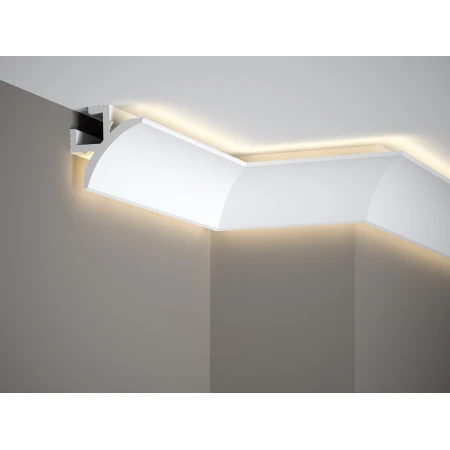 Cornișă cu LED pentru Tavan și Perete QL002 8.5x8.5 cm