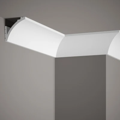 Cornișă Scafa de Tavan cu LED MD380 Modernă 6.7x6.7 cm MARDOM DECOR