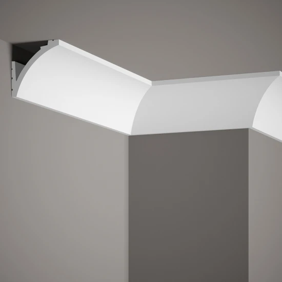 Cornișă Scafa de Tavan cu LED MD380 Modernă 6.7x6.7 cm