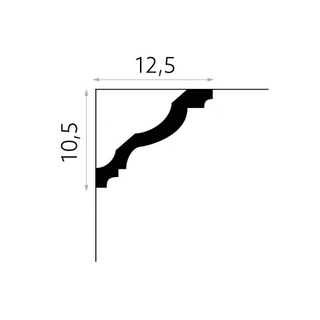 Cornisa MDB158 - Elegantă și funcțională, perfectă pentru un design modern