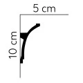 Profil Scafa de Tavan cu LED MDB100 20x5 cm