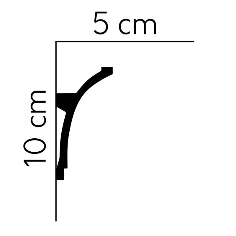 Profil Scafa de Tavan cu LED MDB100 20x5 cm