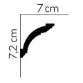 Cornișă Scafa LED de Tavan MD367 200x7x7.2 cm