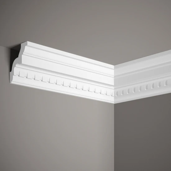 Cornisa decorativa, clasica, poliuretan, 200x7,9x8,8 cm MDA002