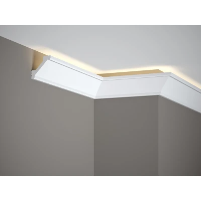 Cornișă Scafa de Tavan cu LED MD368 5.1x5.1 cm MARDOM DECOR