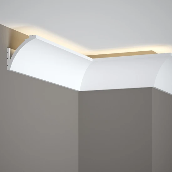 Cornișă Scafa de Tavan cu LED MD380 Modernă 6.7x6.7 cm