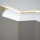 Cornișă Scafa de Tavan cu LED MD380 Modernă 6.7x6.7 cm
