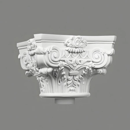 Capitel decorativ coloana Ø 20 cm C1002-2W 37,5 x 37,5 x 25,7 cm