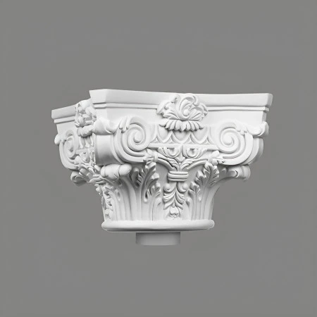 Capitel decorativ coloana Ø 15 cm C1000-2W 29 x 29 x 20,7 cm