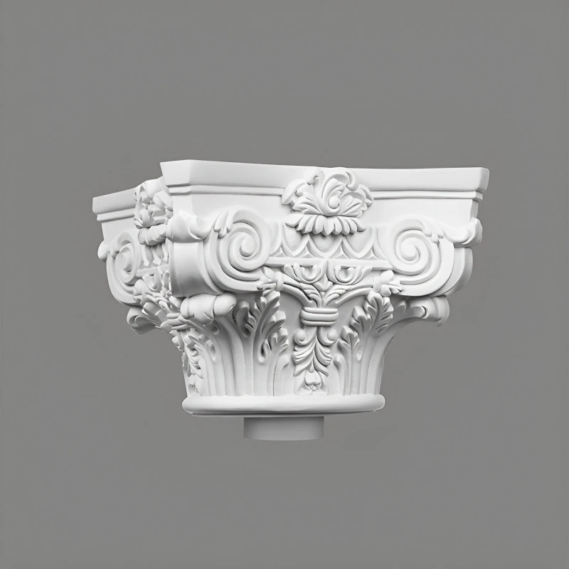 Capitel decorativ coloana Ø 15 cm C1000-2W 29 x 29 x 20,7 cm