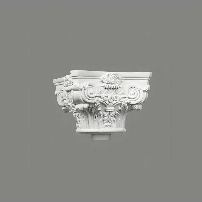 Capitel decorativ coloana Ø 15 cm C1000-2W 29 x 29 x 20,7 cm
