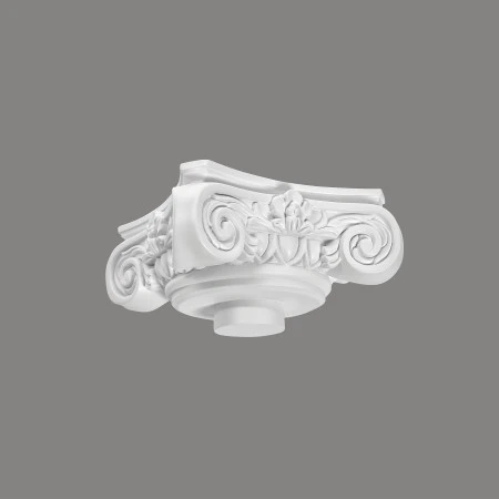 Capitel decorativ coloana Ø 18 cm C1001-1W 30 x 30 x 11,5 cm