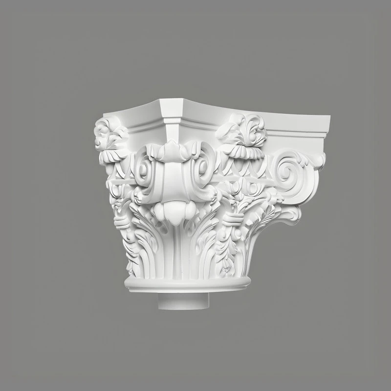 Capitel decorativ semicoloana C1001-2H 33 x 16,5 x 24,5 cm