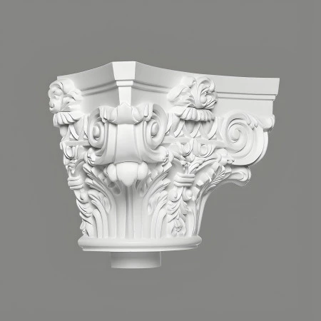 Capitel decorativ semicoloana C1002-2H 37,5 x 18,7 x 25,7 cm