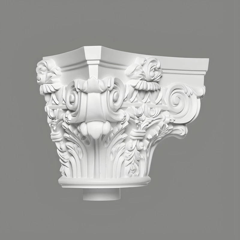 Capitel decorativ semicoloana C1002-2H 37,5 x 18,7 x 25,7 cm