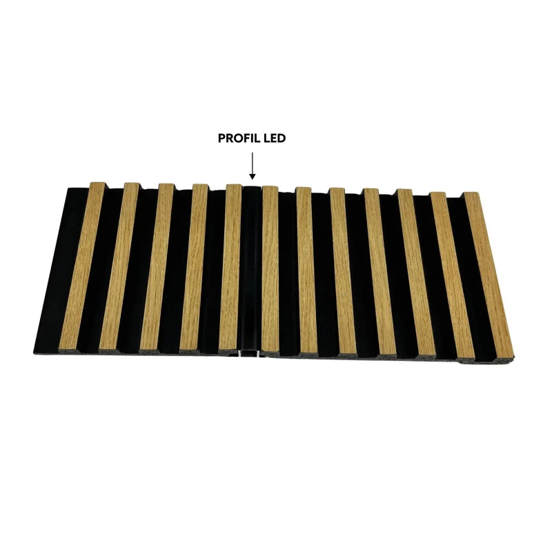 Profil LED aluminiu LLP1 riflaje 5,3 x 1,3 x 200 cm