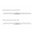 Profil LED aluminiu LLP1 riflaje 5,3 x 1,3 x 200 cm