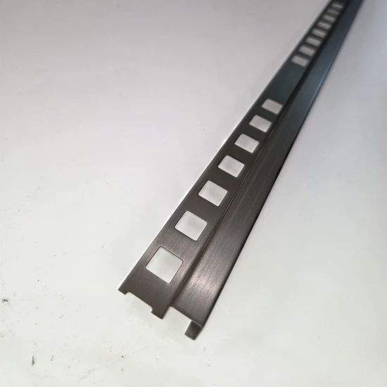 Profil colt exterior 12 x 12 mm inox patrat gresie faianta auriu antic