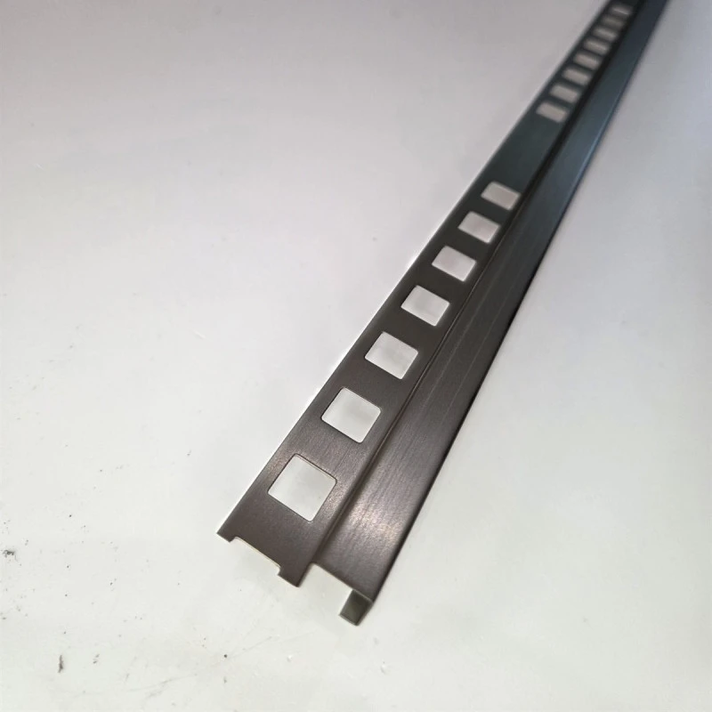 Profil colt exterior 12 x 12 mm inox patrat gresie faianta auriu antic
