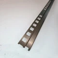 Profil colt exterior 12 x 12 mm inox patrat gresie faianta auriu antic