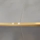 Profil terminație gresie faianță pătrat inox auriu periat 12 x 12 lungime 2700 mm