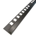 Terminație pătrată gresie faianță 12 x 12 x 2700 mm din inox auriu antic