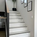 Profil terminatie patrat gresie faianta inox negru periat 12 x 12 x 2700 mm