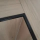 Profil terminatie patrat gresie faianta inox negru periat 12 x 12 x 2700 mm