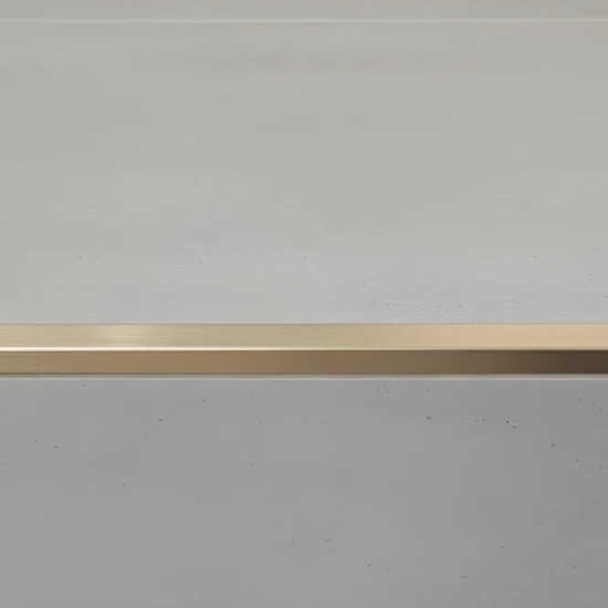 Terminație pătrată gresie faianță 12 x 12 x 2700 mm din inox auriu antic