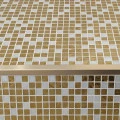 Terminație pătrată gresie faianță 12 x 12 x 2700 mm din inox auriu antic