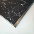 Terminație pătrată gresie faianță 12 x 12 x 2700 mm din inox auriu antic