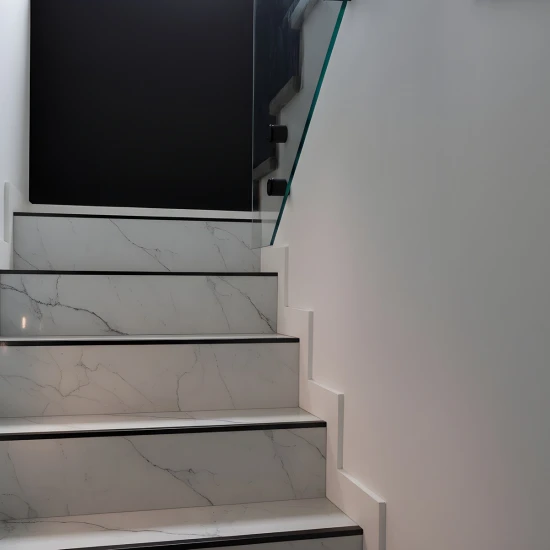 Terminație pătrată gresie faianță inox negru lucios 12 x 12 x 2700 mm