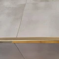 Terminație pătrată gresie faianță 12 x 12 x 2700 mm din inox auriu lucios