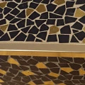 Terminație pătrată gresie faianță 12 x 12 x 2700 mm din inox auriu lucios