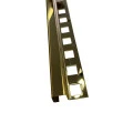 Profil colt exterior patrat 12 x 12 mm gresie si faianta auriu oglinda