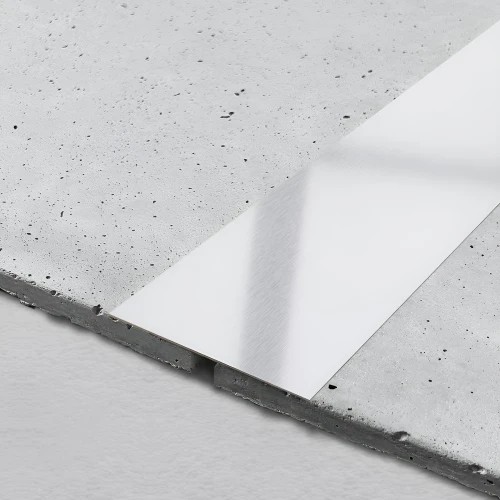 Platbanda Inox Crom Mat 80 mm X 2700 mm X 0.6 mm