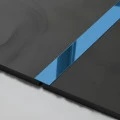 Platbanda albastru lucios 15x2700x0.6 mm, inox, profil decorativ