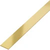 Platbanda inox auriu periat 15 mm x 0.6 mm x 2700 mm