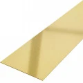 Platbanda inox auriu periat 150 mm x 0.6 mm x 2700 mm