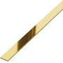 Platbanda Inox Auriu Lucios 10 mm x 0.6 mm x 2700 mm