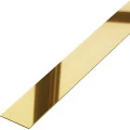 Platbanda Inox Auriu Lucios 20mm x 0.6mm x 2700mm