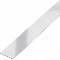 Platbanda inox crom periat 20 mm x 2700 mm x 0.6 mm, profil decorativ