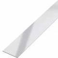 Platbanda inox crom periat 30 mm x 2700 mm x 0.6 mm, profil decorativ