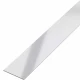 Platbanda inox crom periat 30 mm x 2700 mm x 0.6 mm, profil decorativ