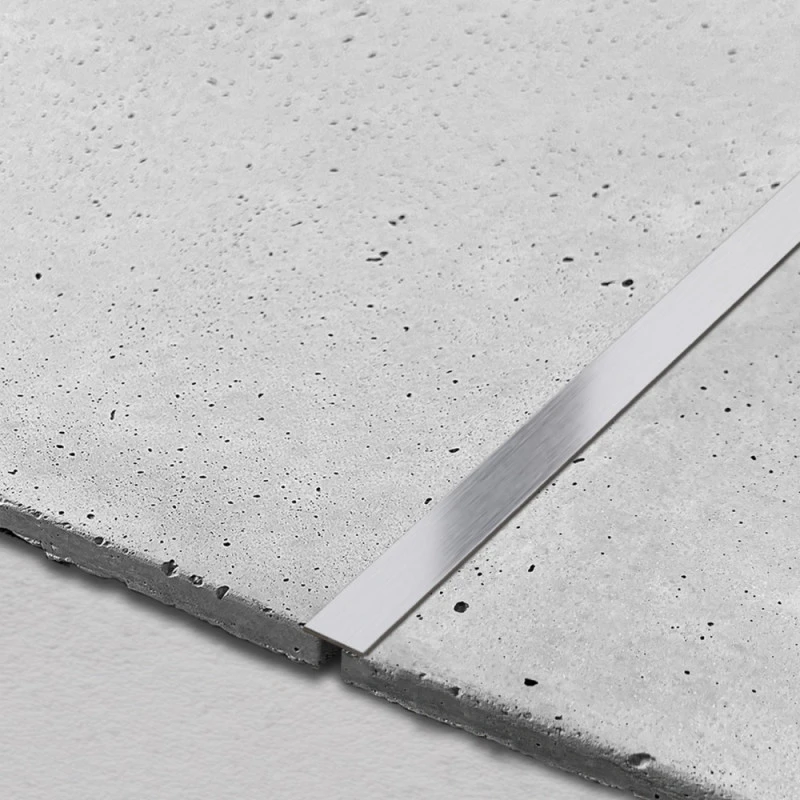 Platbanda crom brushed, 10x2700x0.6 mm, inox, profil decorativ