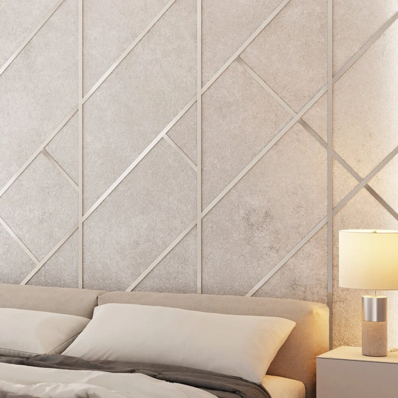 Platbanda crom brushed, 10x2700x0.6 mm, inox, profil decorativ