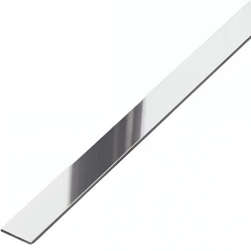 Platbanda crom lucios, 10x2700x0.6 mm, inox, profil decorativ PP10CRO